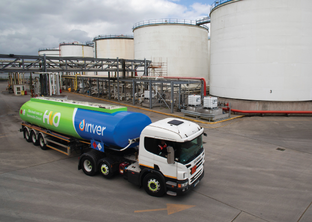 Inver HVO truck in Foynes | Commercial Fuel Supply