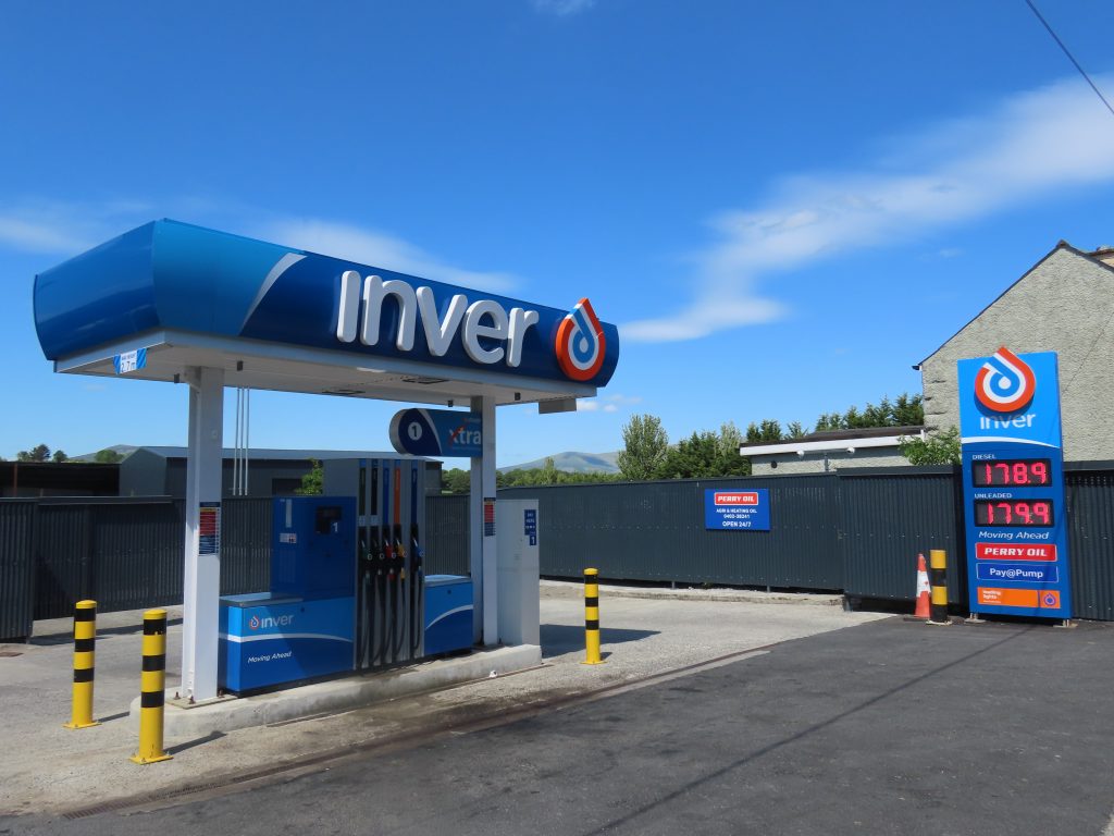 Perry Oil Inver Hacketstown service station in Co. Carlow