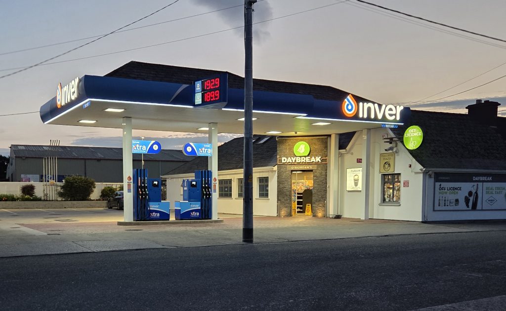 Inver O'Riordan's Kanturk service station in Co. Cork.