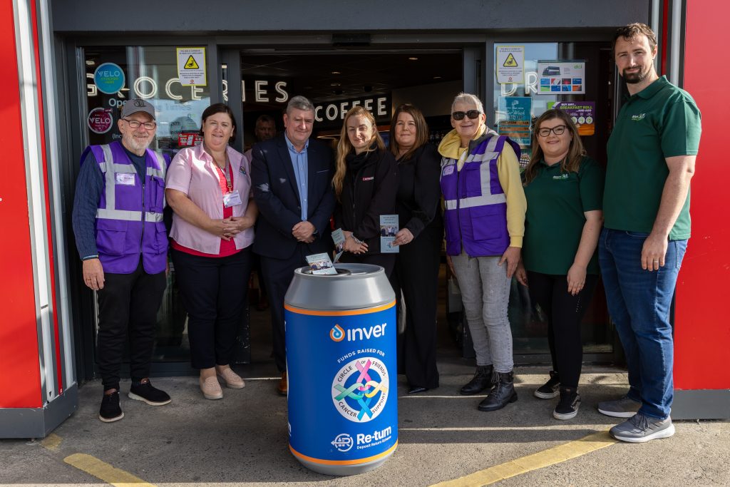 Inver launches bottle and can collection to support local cancer charity in Tipperary